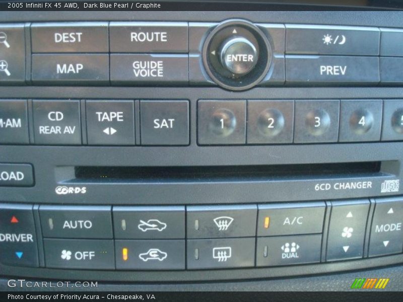 Dark Blue Pearl / Graphite 2005 Infiniti FX 45 AWD