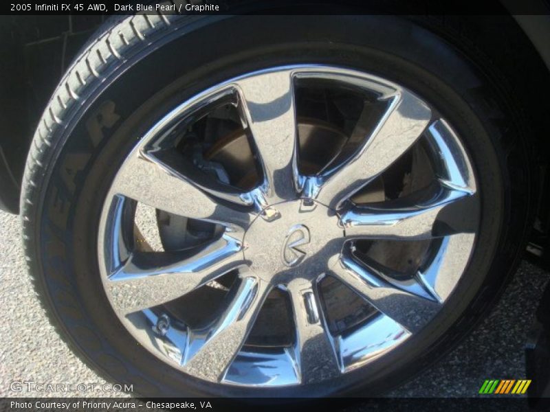 Dark Blue Pearl / Graphite 2005 Infiniti FX 45 AWD