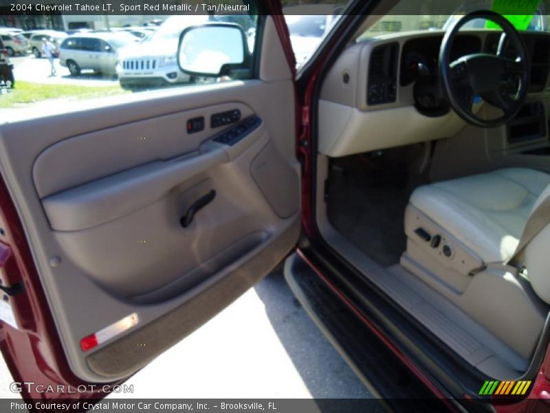 Sport Red Metallic / Tan/Neutral 2004 Chevrolet Tahoe LT