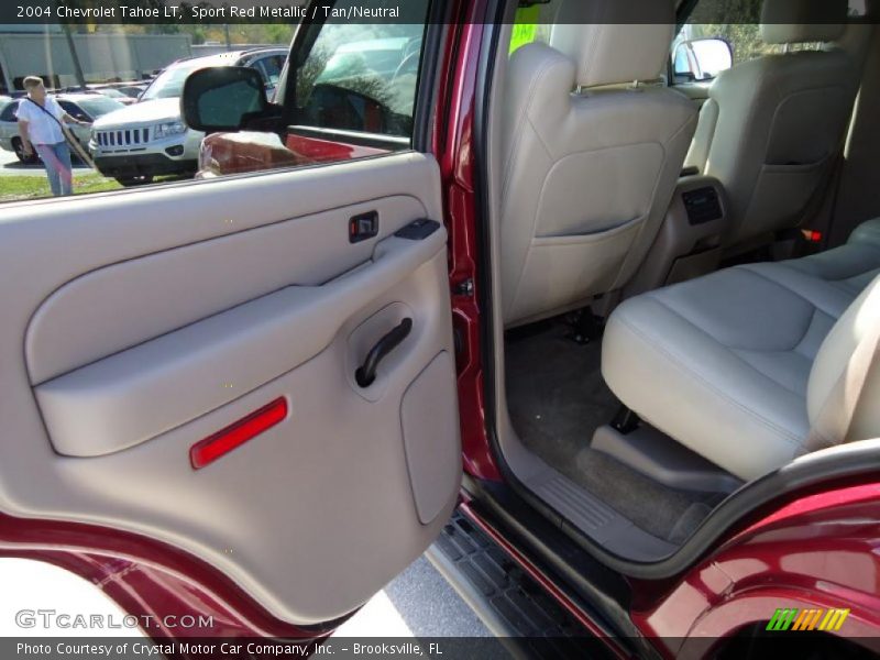Sport Red Metallic / Tan/Neutral 2004 Chevrolet Tahoe LT