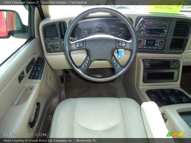 Sport Red Metallic / Tan/Neutral 2004 Chevrolet Tahoe LT