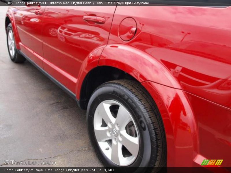 Inferno Red Crystal Pearl / Dark Slate Gray/Light Graystone 2009 Dodge Journey SXT