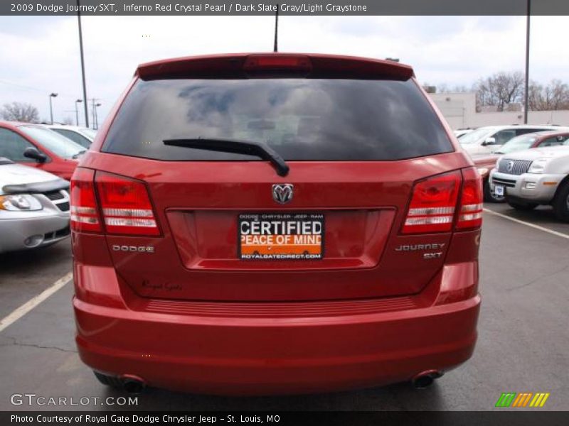 Inferno Red Crystal Pearl / Dark Slate Gray/Light Graystone 2009 Dodge Journey SXT