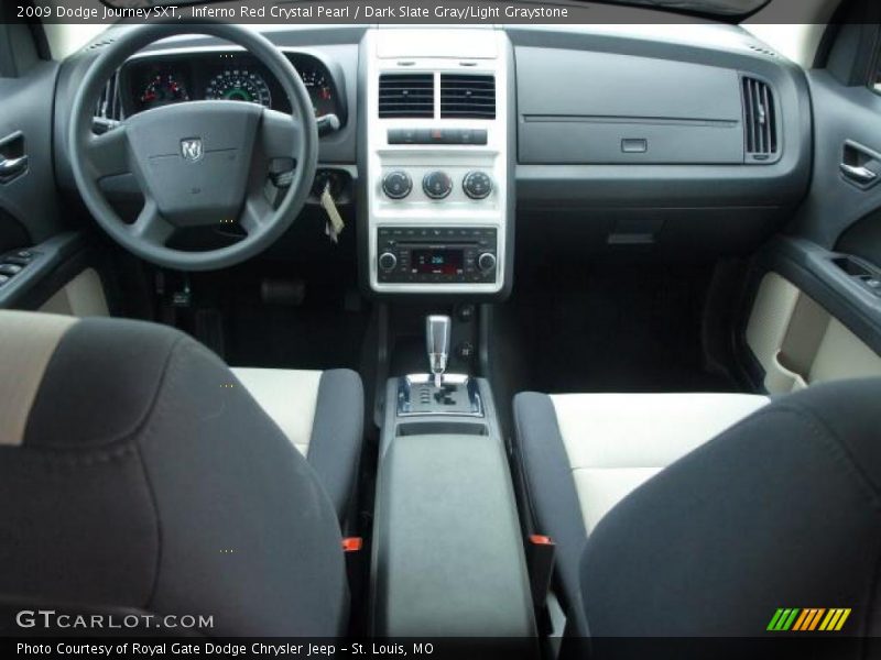 Inferno Red Crystal Pearl / Dark Slate Gray/Light Graystone 2009 Dodge Journey SXT