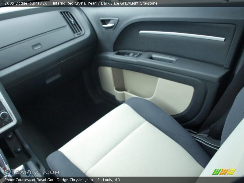 Inferno Red Crystal Pearl / Dark Slate Gray/Light Graystone 2009 Dodge Journey SXT