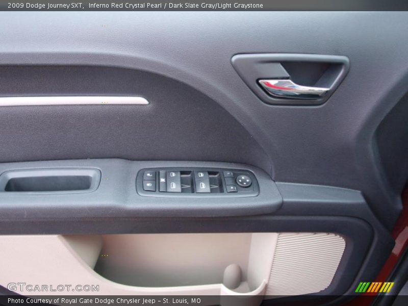 Inferno Red Crystal Pearl / Dark Slate Gray/Light Graystone 2009 Dodge Journey SXT