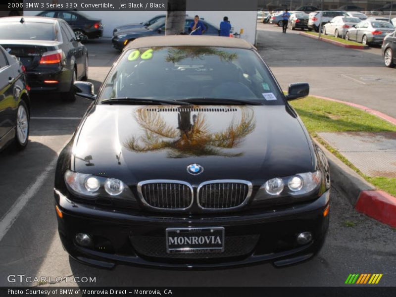 Jet Black / Black 2006 BMW 3 Series 330i Convertible