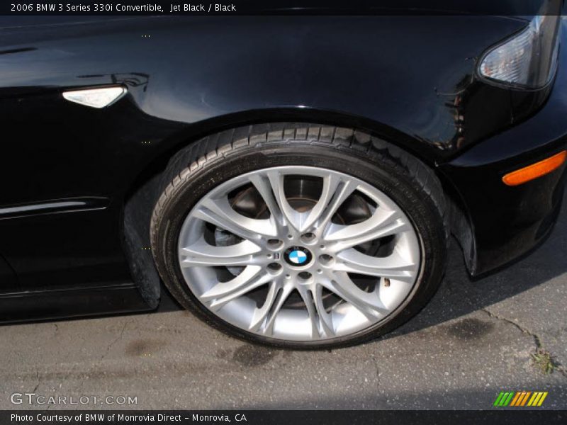 Jet Black / Black 2006 BMW 3 Series 330i Convertible