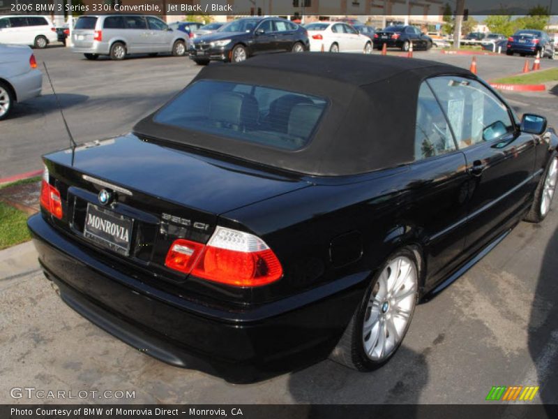 Jet Black / Black 2006 BMW 3 Series 330i Convertible