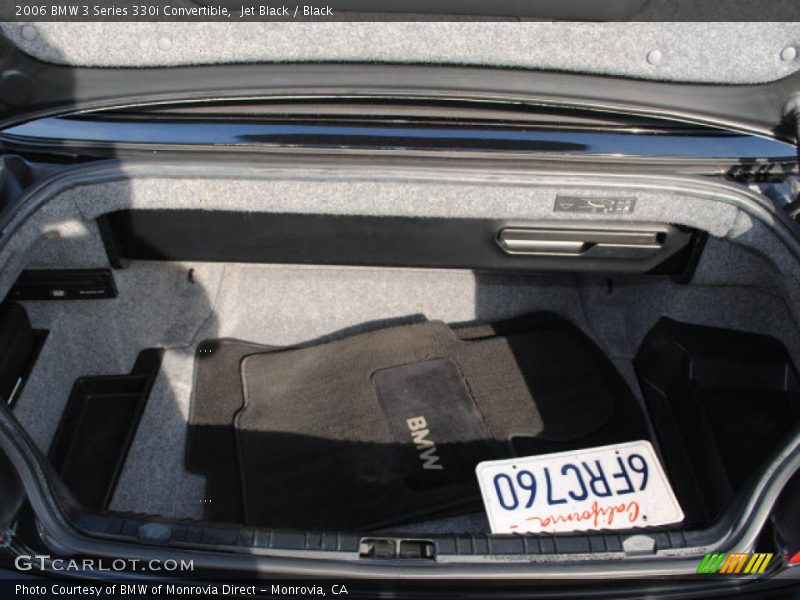 Jet Black / Black 2006 BMW 3 Series 330i Convertible