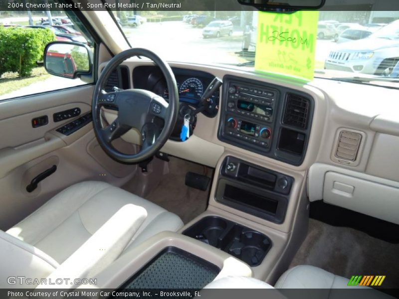 Sport Red Metallic / Tan/Neutral 2004 Chevrolet Tahoe LT