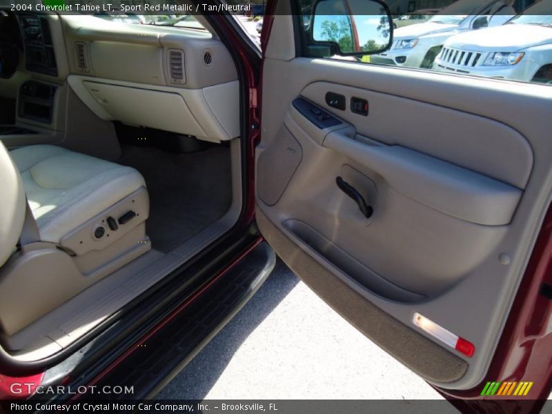 Sport Red Metallic / Tan/Neutral 2004 Chevrolet Tahoe LT