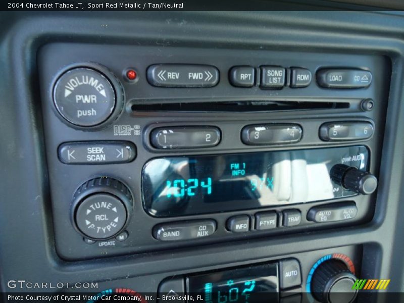 Controls of 2004 Tahoe LT