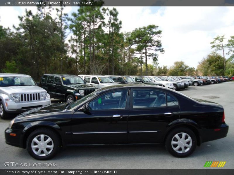 Tuxedo Black Pearl / Gray 2005 Suzuki Verona LX