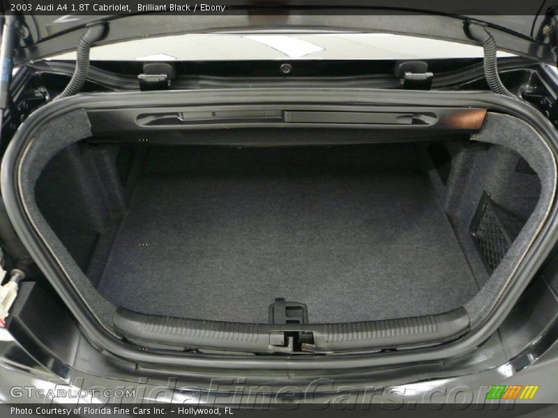 Brilliant Black / Ebony 2003 Audi A4 1.8T Cabriolet
