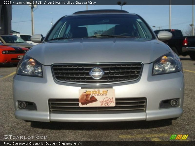 Sheer Silver Metallic / Charcoal/Gray 2005 Nissan Altima 3.5 SE