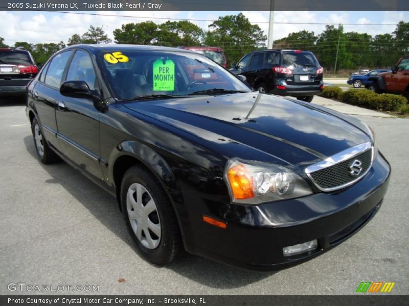 Tuxedo Black Pearl / Gray 2005 Suzuki Verona LX