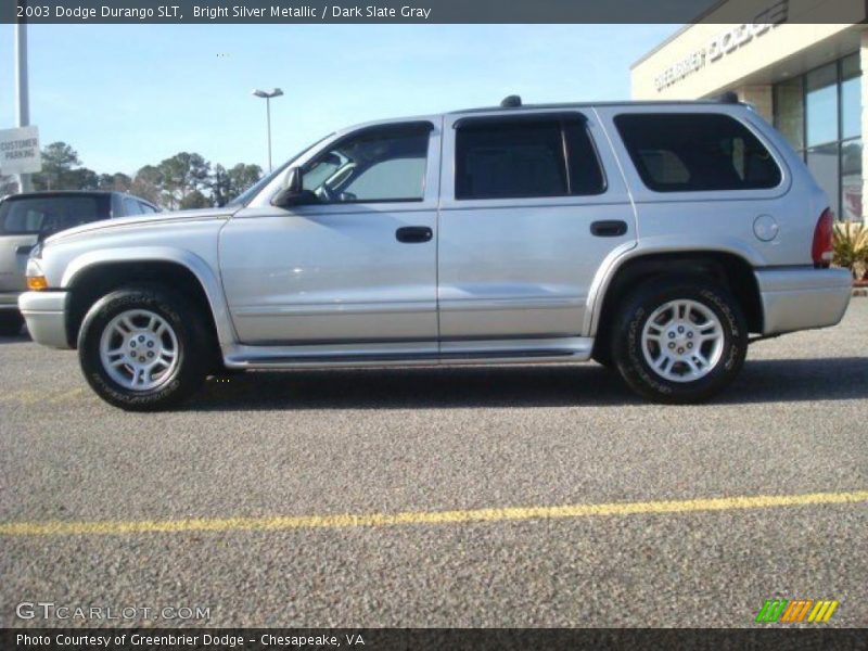 Bright Silver Metallic / Dark Slate Gray 2003 Dodge Durango SLT