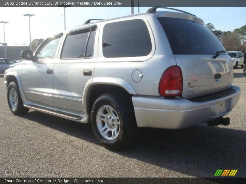 Bright Silver Metallic / Dark Slate Gray 2003 Dodge Durango SLT