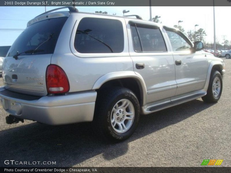 Bright Silver Metallic / Dark Slate Gray 2003 Dodge Durango SLT