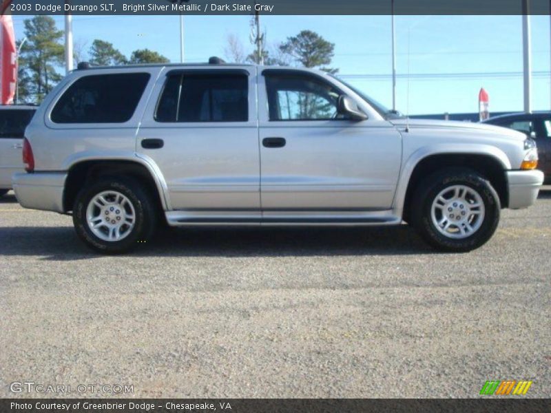 Bright Silver Metallic / Dark Slate Gray 2003 Dodge Durango SLT