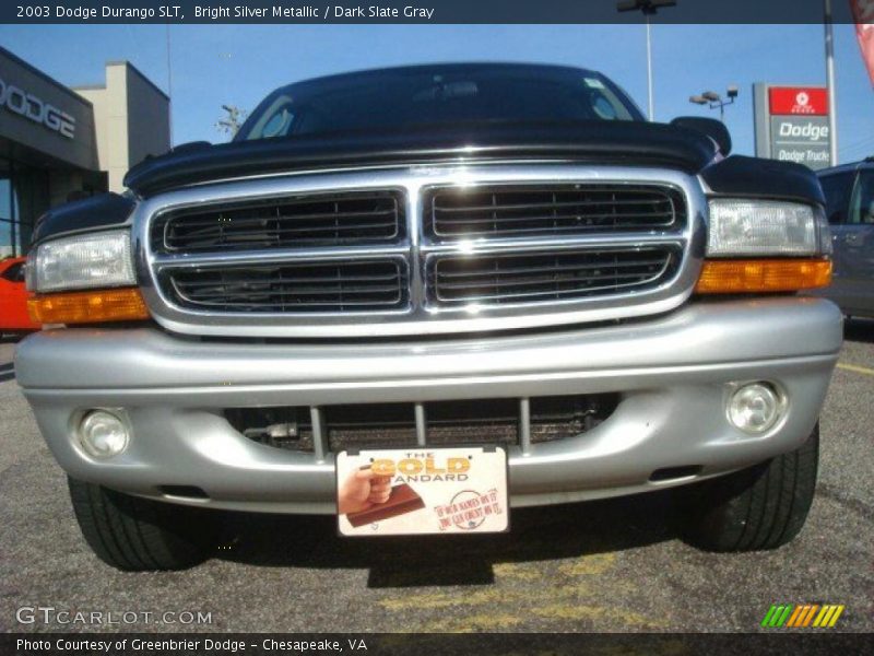 Bright Silver Metallic / Dark Slate Gray 2003 Dodge Durango SLT