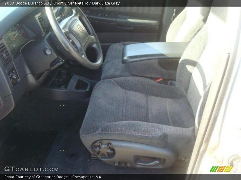 Bright Silver Metallic / Dark Slate Gray 2003 Dodge Durango SLT