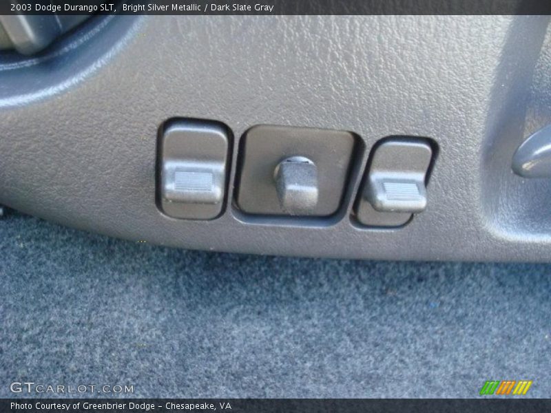 Bright Silver Metallic / Dark Slate Gray 2003 Dodge Durango SLT