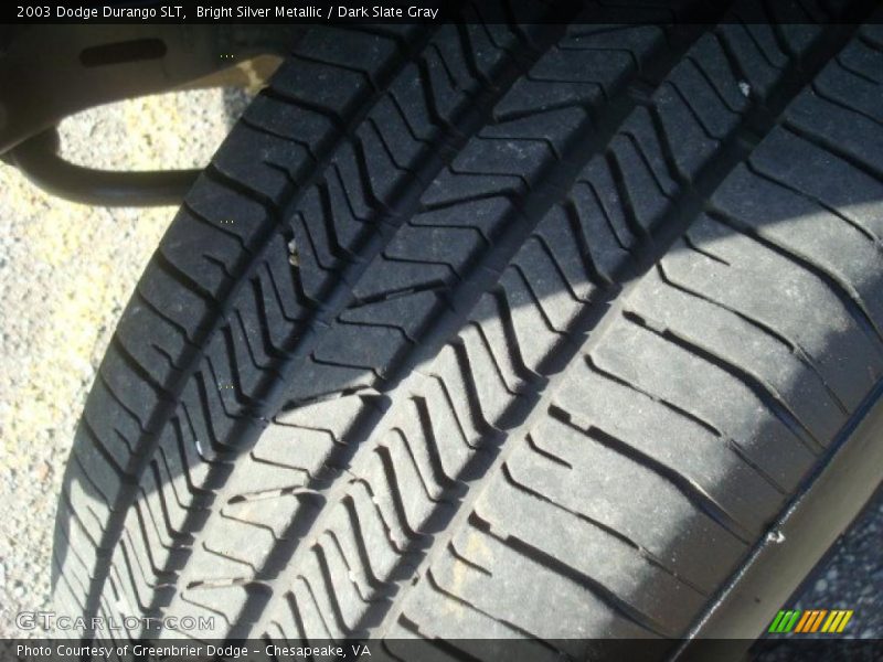 Bright Silver Metallic / Dark Slate Gray 2003 Dodge Durango SLT