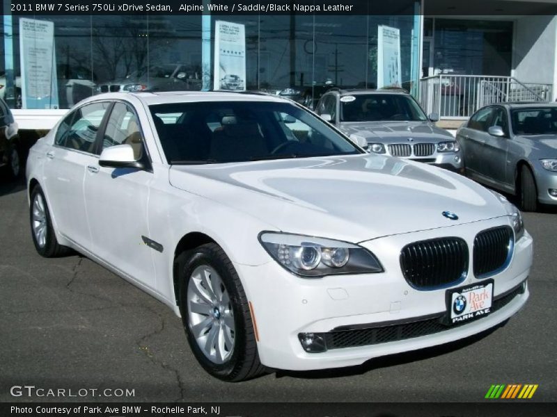 Front 3/4 View of 2011 7 Series 750Li xDrive Sedan