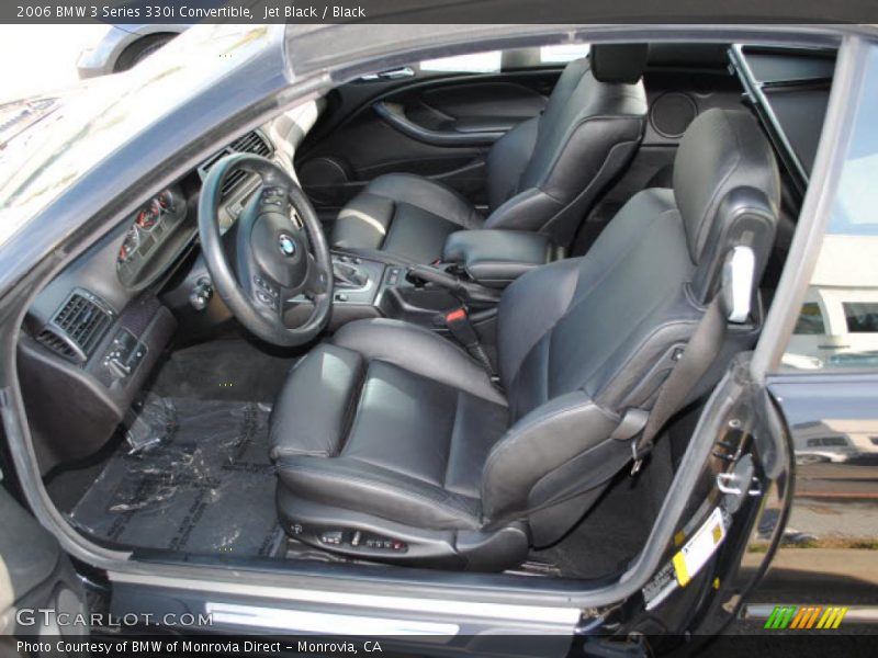 Jet Black / Black 2006 BMW 3 Series 330i Convertible