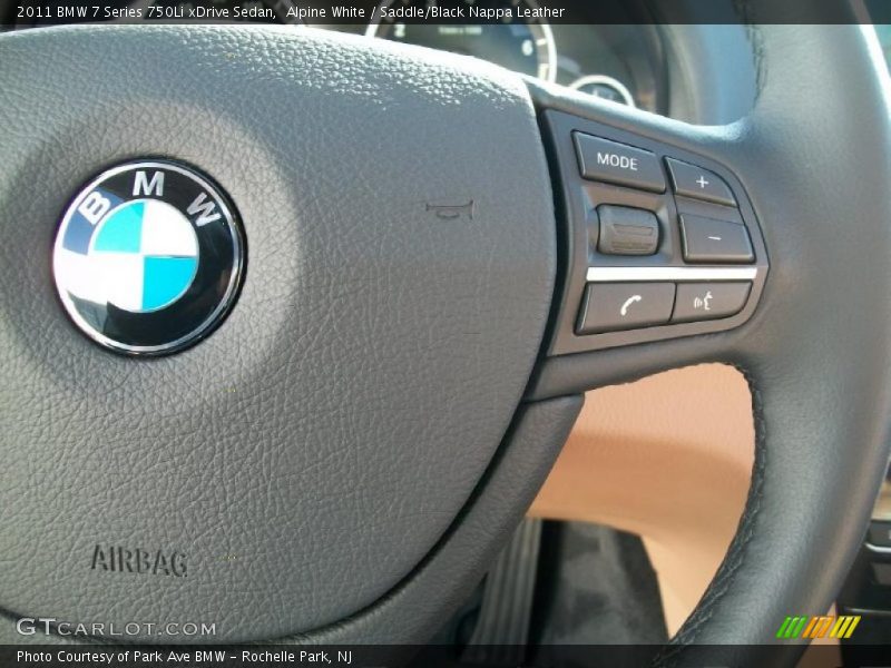 Controls of 2011 7 Series 750Li xDrive Sedan