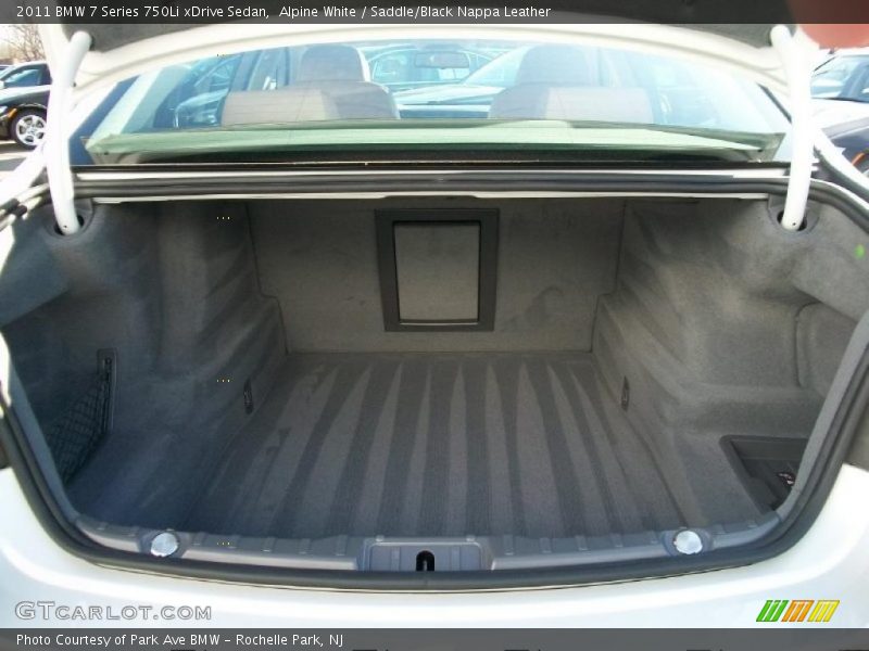  2011 7 Series 750Li xDrive Sedan Trunk