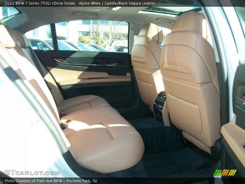  2011 7 Series 750Li xDrive Sedan Saddle/Black Nappa Leather Interior