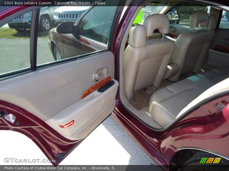 Cabernet Red Metallic / Taupe 2003 Buick LeSabre Custom
