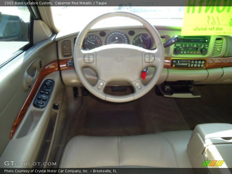 Cabernet Red Metallic / Taupe 2003 Buick LeSabre Custom