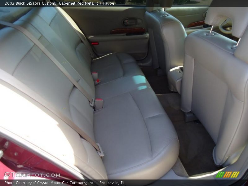Cabernet Red Metallic / Taupe 2003 Buick LeSabre Custom