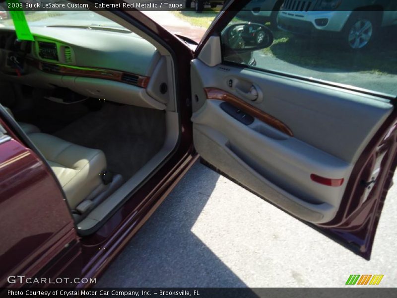 Cabernet Red Metallic / Taupe 2003 Buick LeSabre Custom
