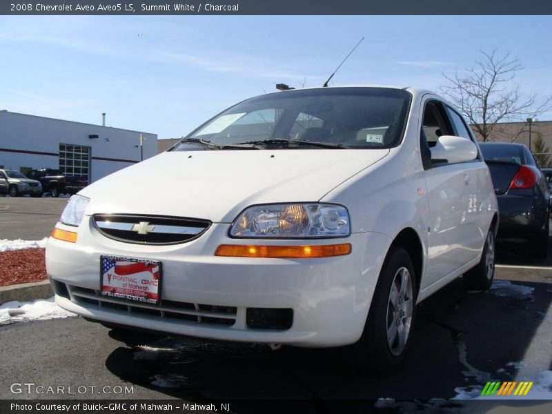 Summit White / Charcoal 2008 Chevrolet Aveo Aveo5 LS