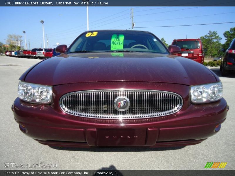 Cabernet Red Metallic / Taupe 2003 Buick LeSabre Custom