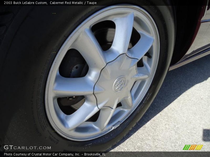 Cabernet Red Metallic / Taupe 2003 Buick LeSabre Custom