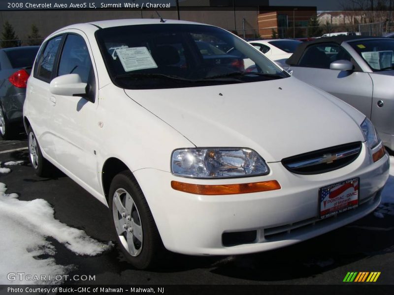 Summit White / Charcoal 2008 Chevrolet Aveo Aveo5 LS