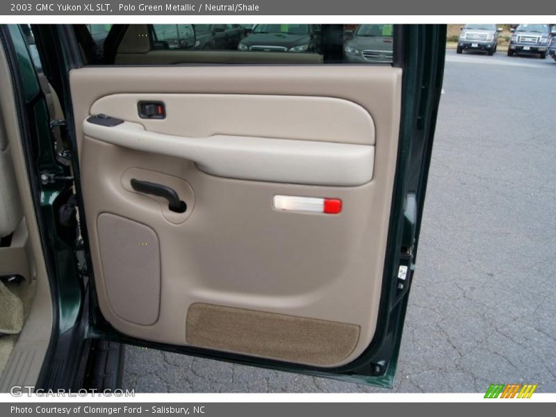Polo Green Metallic / Neutral/Shale 2003 GMC Yukon XL SLT