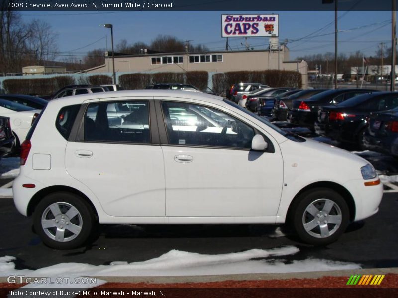 Summit White / Charcoal 2008 Chevrolet Aveo Aveo5 LS