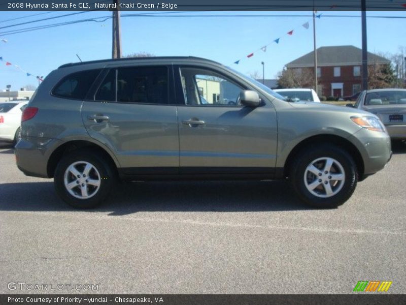 Natural Khaki Green / Beige 2008 Hyundai Santa Fe GLS