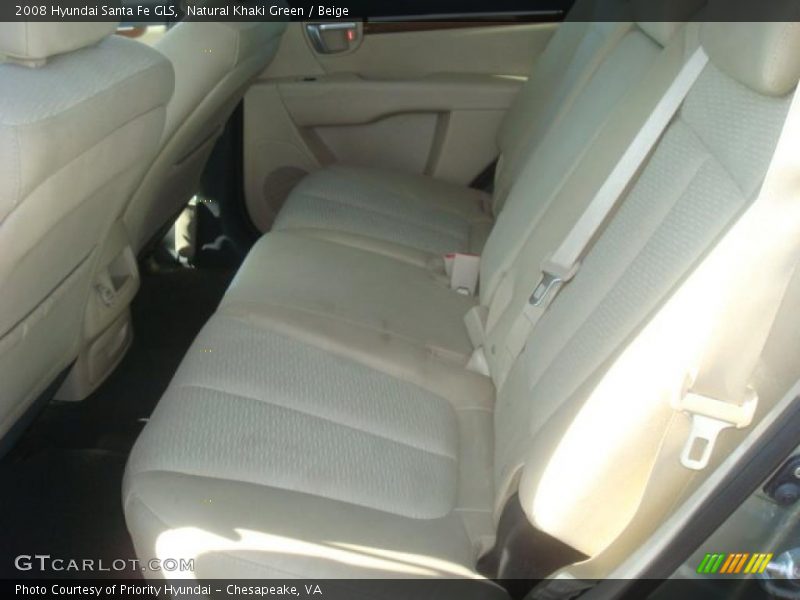 Natural Khaki Green / Beige 2008 Hyundai Santa Fe GLS