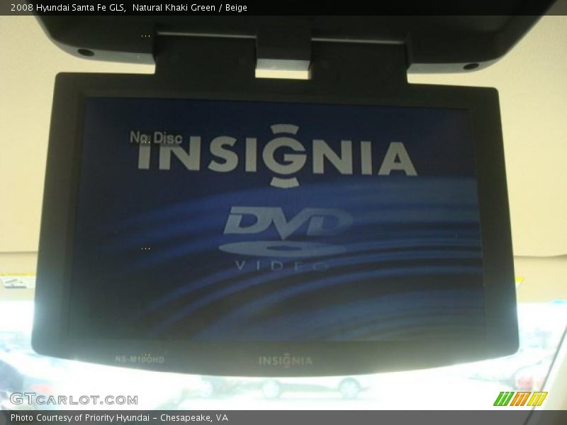 Natural Khaki Green / Beige 2008 Hyundai Santa Fe GLS