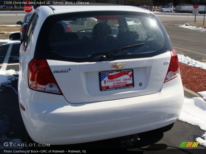Summit White / Charcoal 2008 Chevrolet Aveo Aveo5 LS