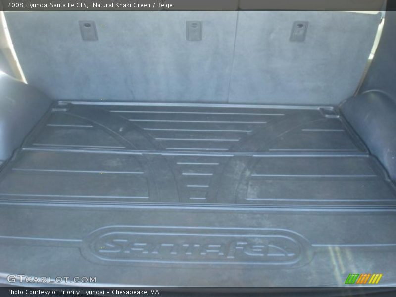 Natural Khaki Green / Beige 2008 Hyundai Santa Fe GLS
