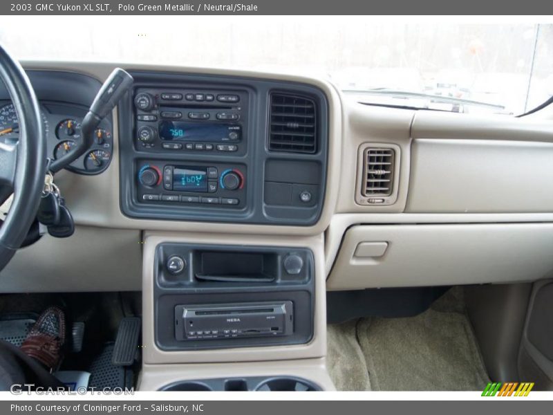 Polo Green Metallic / Neutral/Shale 2003 GMC Yukon XL SLT